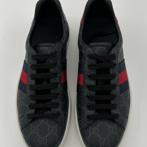 Men’s GUCCI New Ace GG Supreme Sneakers Size 7.5 (US 8.5) MSRP: $750 - Picture 5 of 10